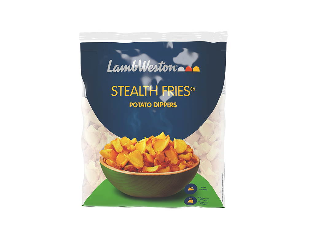 BATATA CONGELADA PRÉ FRITA COM CASCA DIPPERS CANOA LAMBWESTON 2 KG (CX 5 PCT)